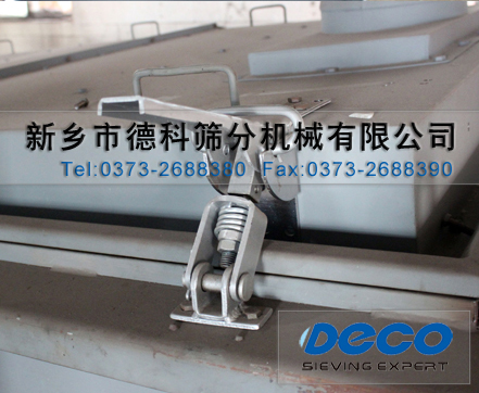 平面回轉篩自鎖把手